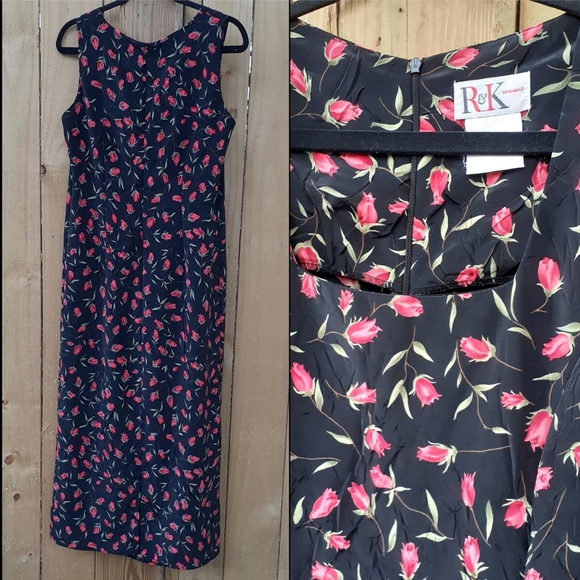 R&M Originals rose shift dress - Picture 1 of 5